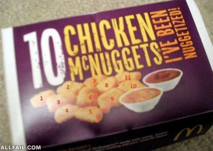 10 nuggets