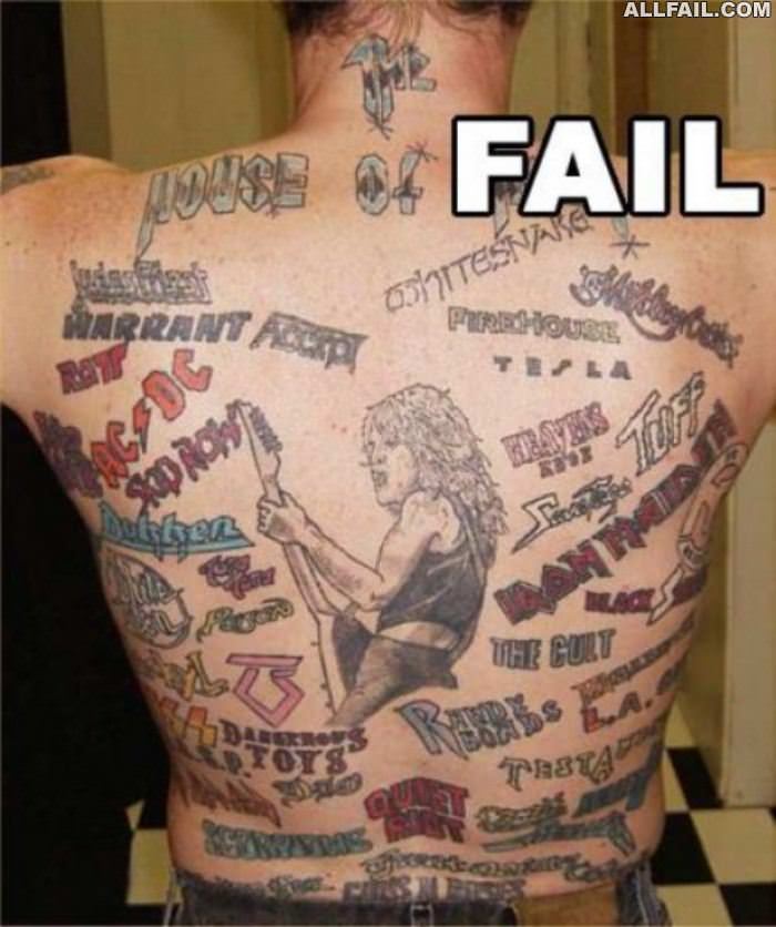 back tattoo failure