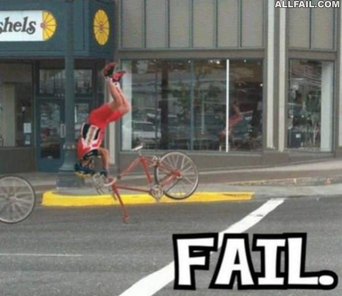 bike ride fail
