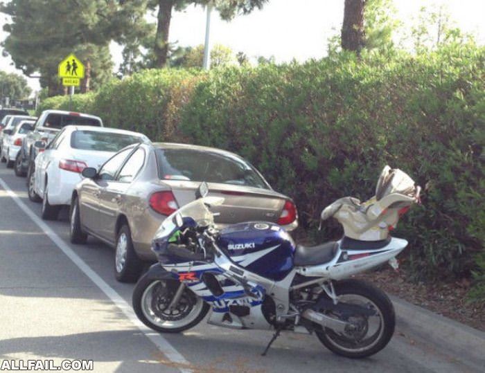 biker parent fail