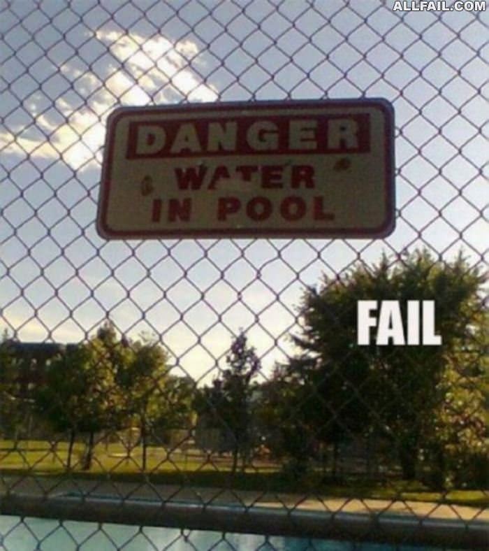danger pool