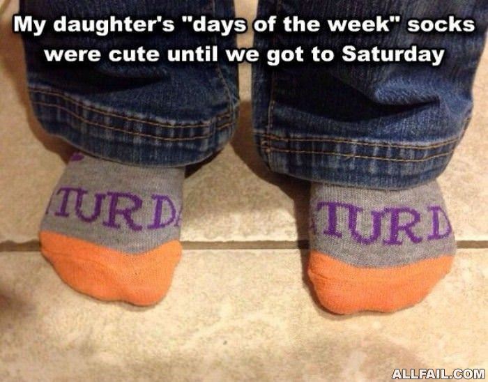 day of the week socks