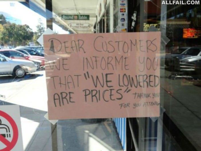 dear customers