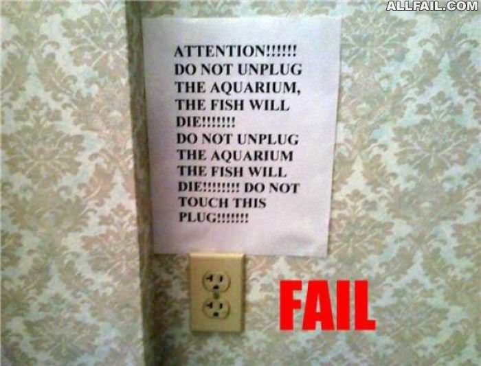 do not unplug