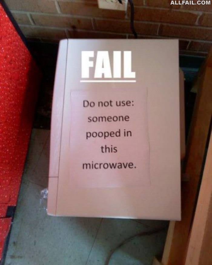 do not use this microwave