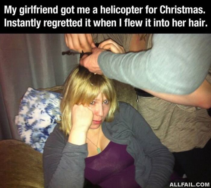 helicopter hair