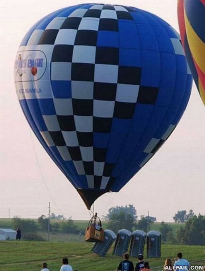 hot air balloon fail