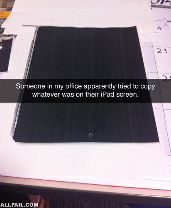 ipad fail