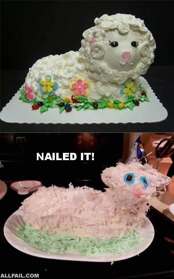 made the cake