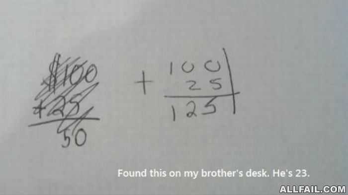 math fail