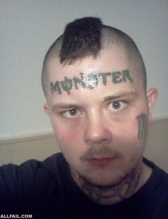 monster tattoo
