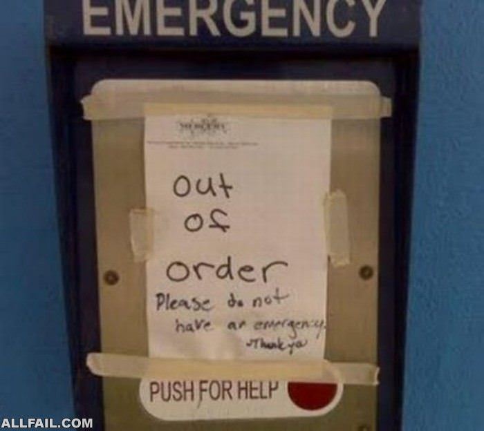 please no emergencies