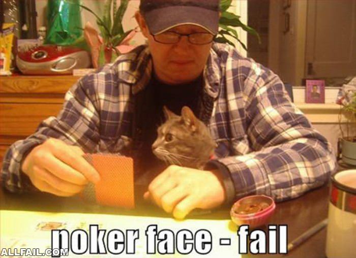 poker face fail