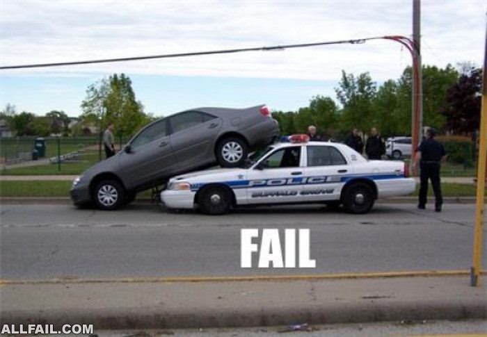 police parking fail