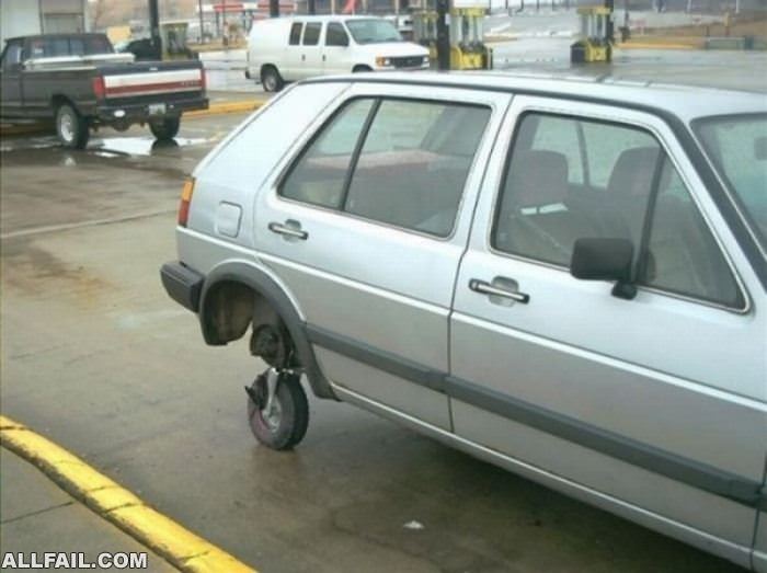 spare tire fail