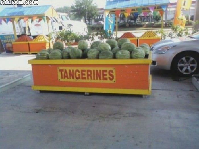 tangerines