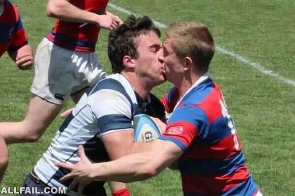 the rugby kiss