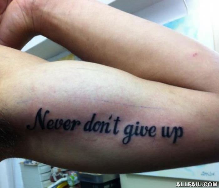 never dont do it