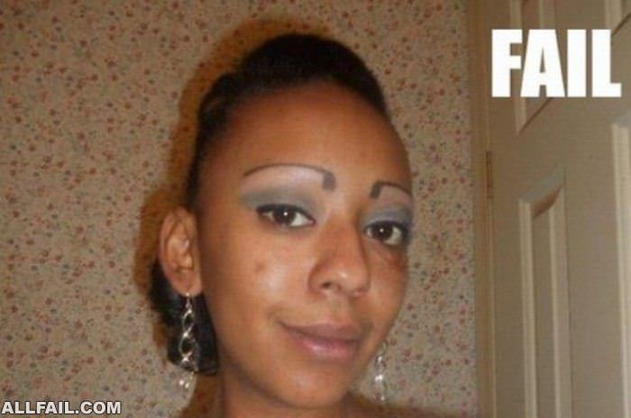 nice eyebrows - Funny Fail Pictures