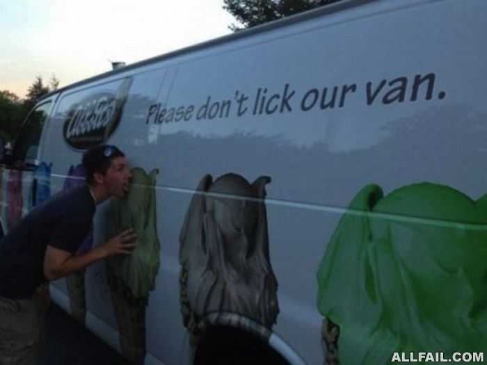 please dont lick